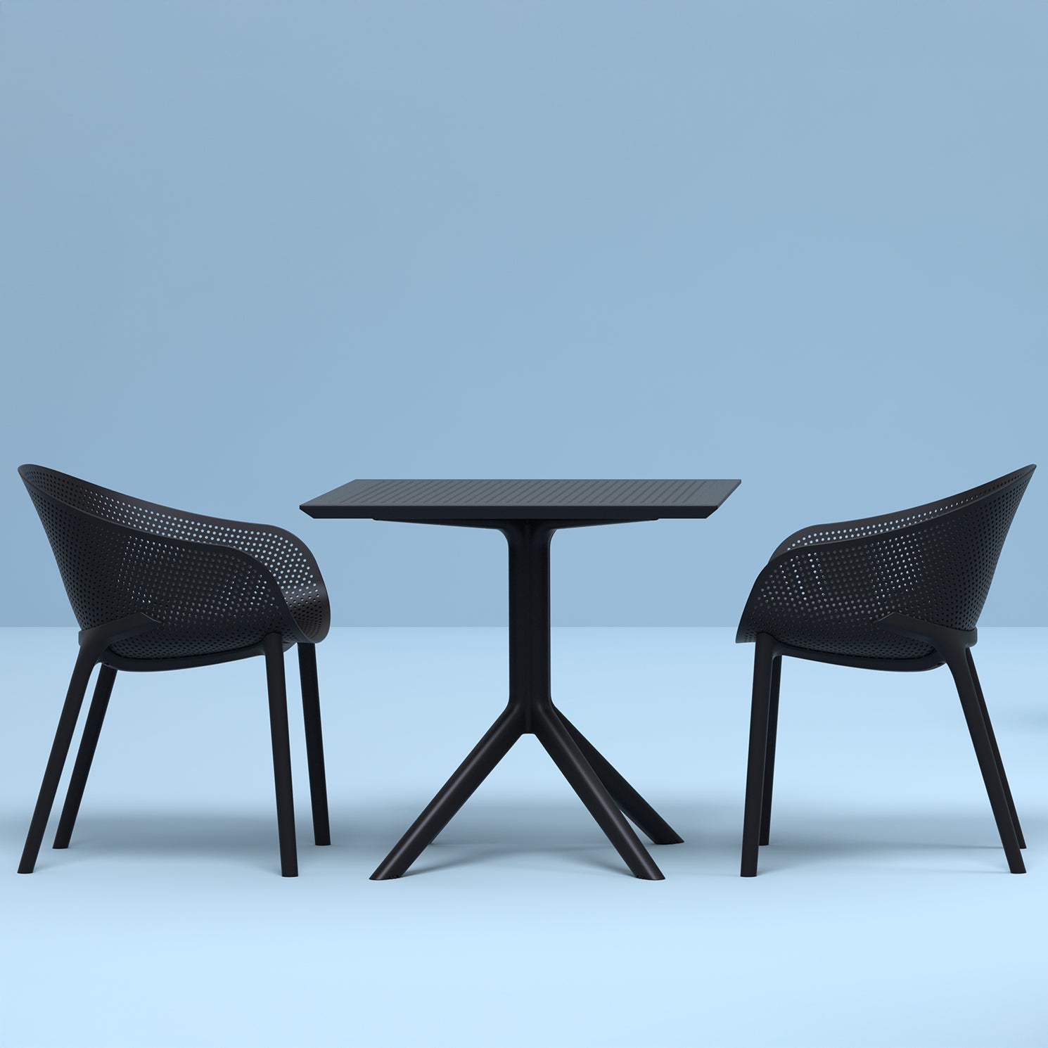 Siesta Sky 3 Piece Chat Table Setting