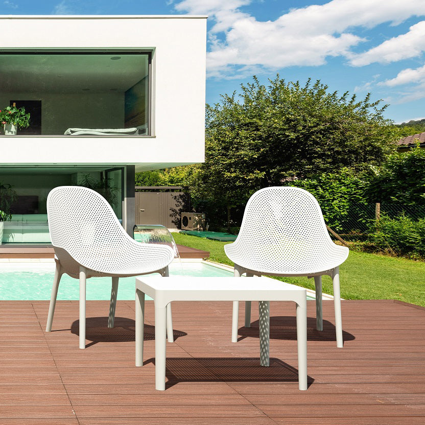 Siesta Sky Lounge 3 Piece Set with Side Table
