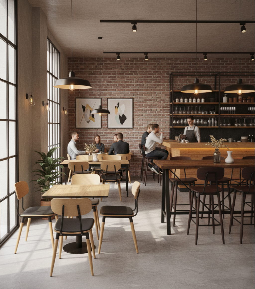 Durafurn Austin Barstool - Ply Seat