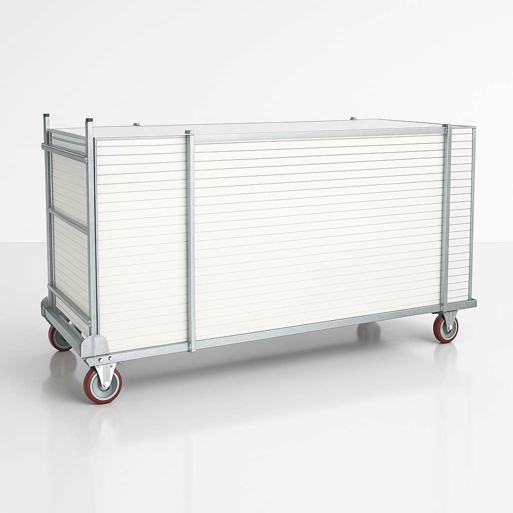 Durafurn Manhattan Trestle Package - 10x Tables - with 1x Trolley