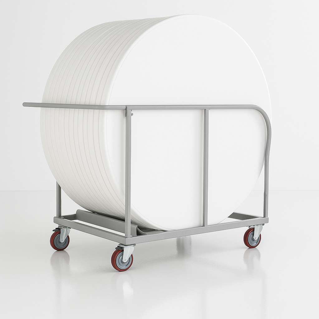 Durafurn Manhattan Banquet Table Package - 10x Tables - with 1x Trolley