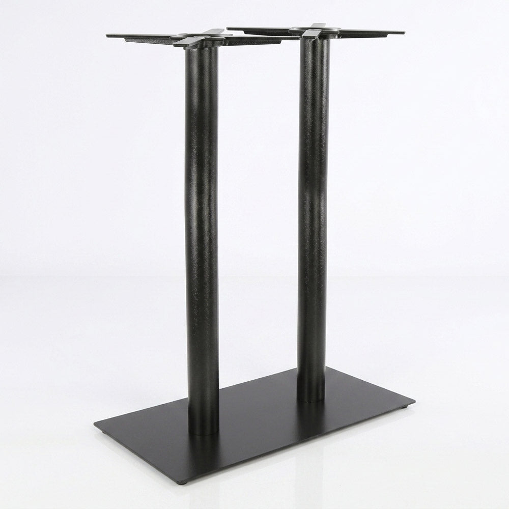 Durafurn Rectangle 40x75 Bar Twin Table Base