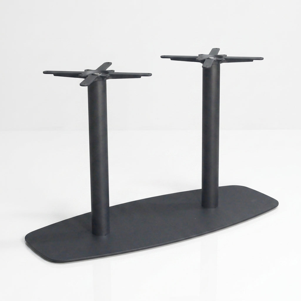 Contour Twin 1200mm Dining Table Base