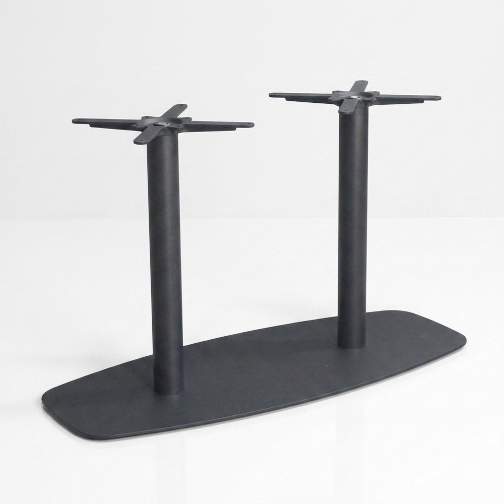 Contour Twin 1200mm Dining Table Base