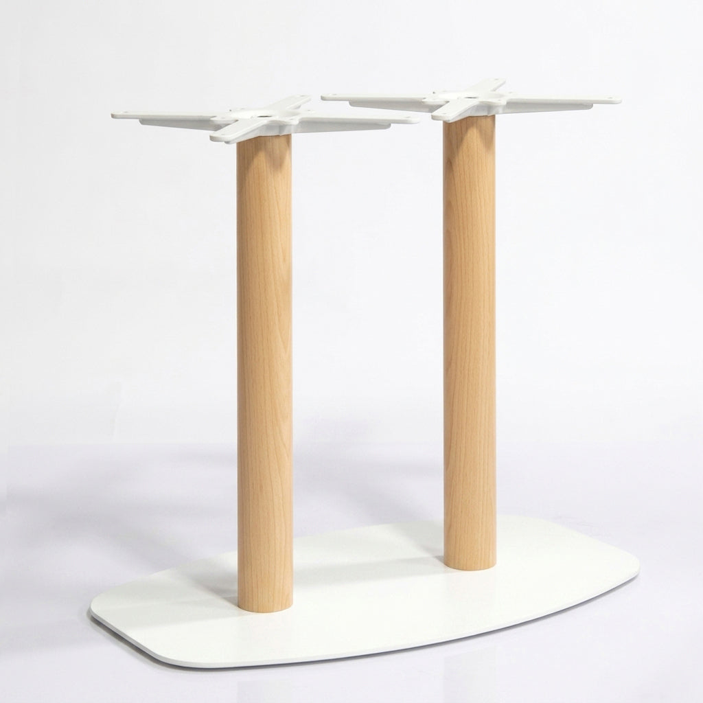 Contour Twin 800x500 Dining Table Base