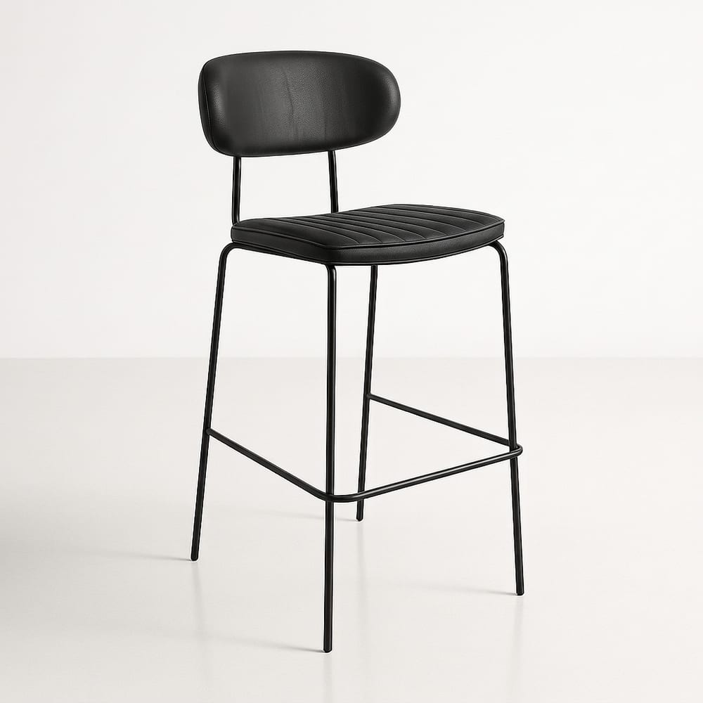 Durafurn Tiramisu Scoop Back Bar Stool