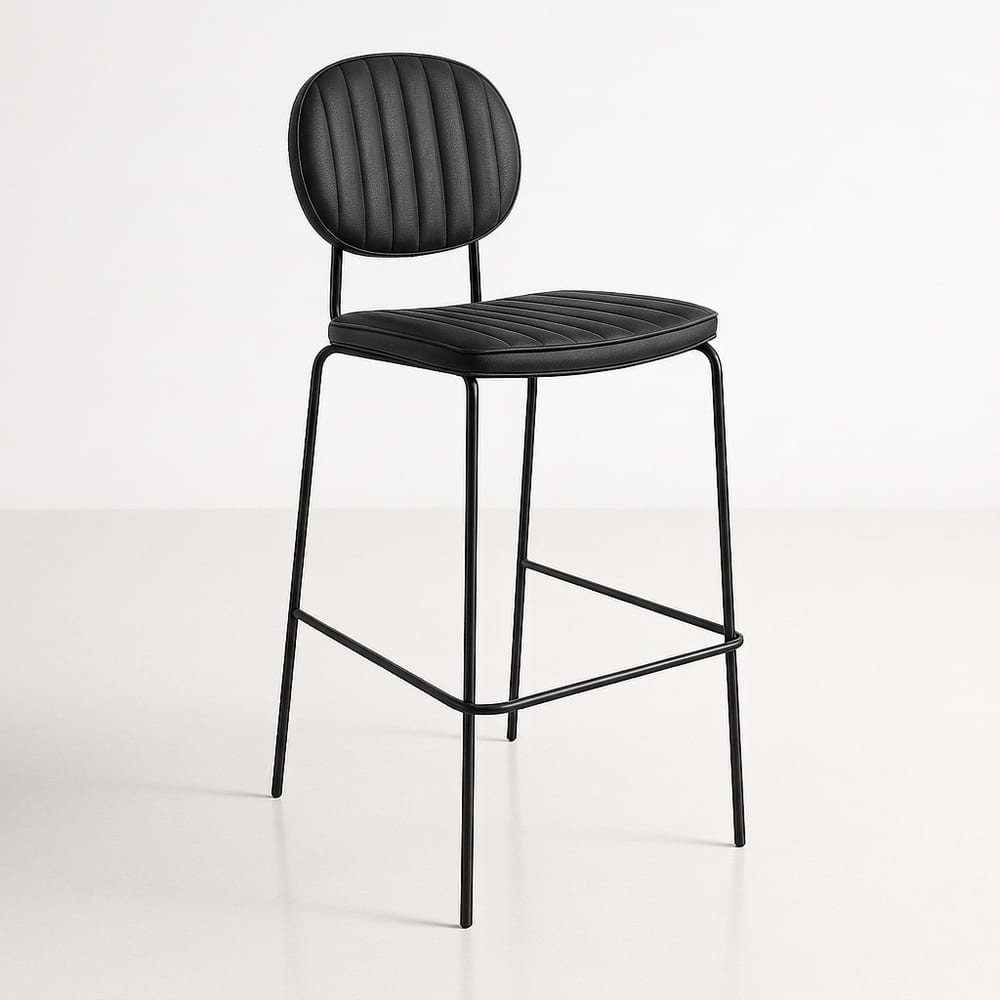 Durafurn Tiramisu Round Back Bar Stool