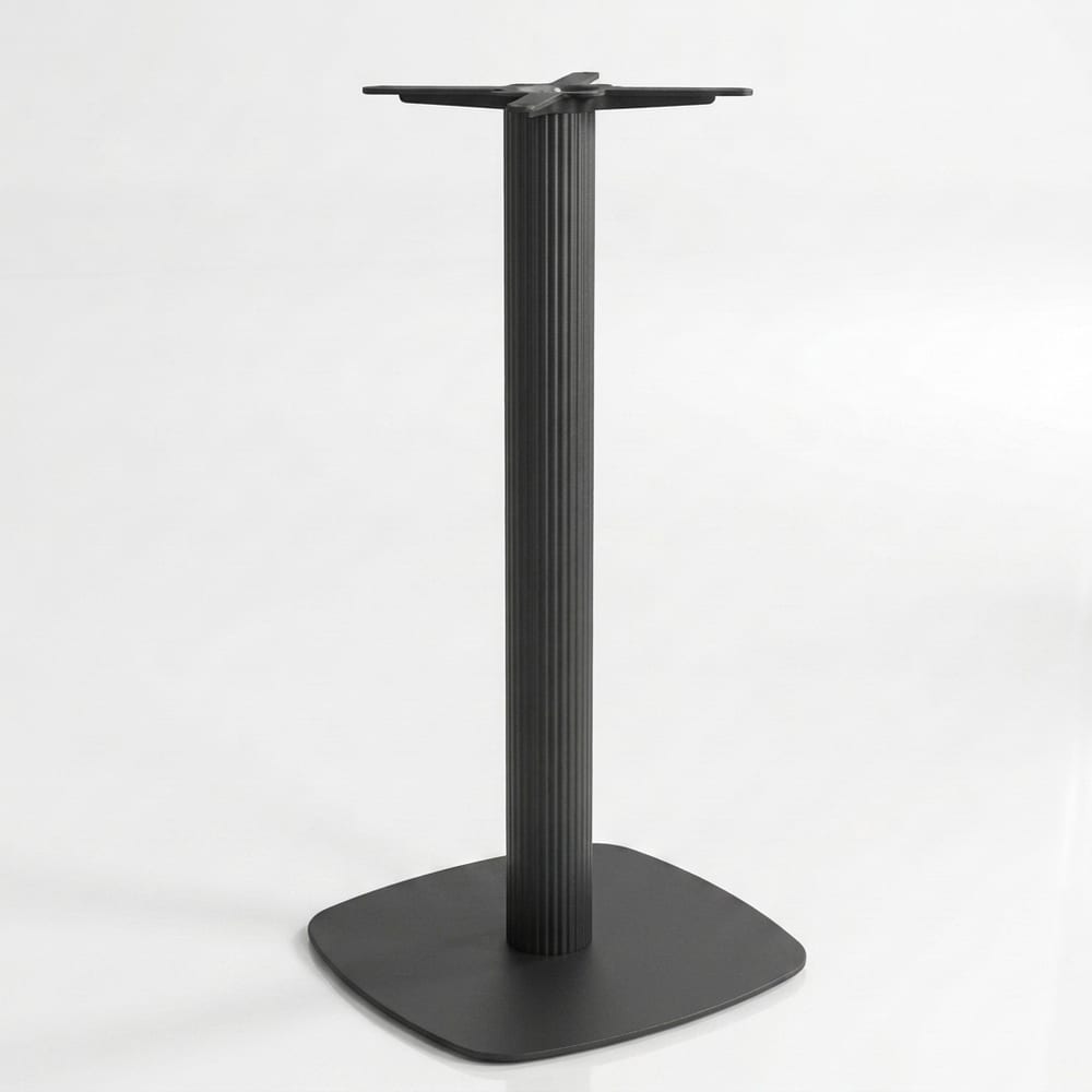 Durafurn Ripple Bar Table Base - Matte Black