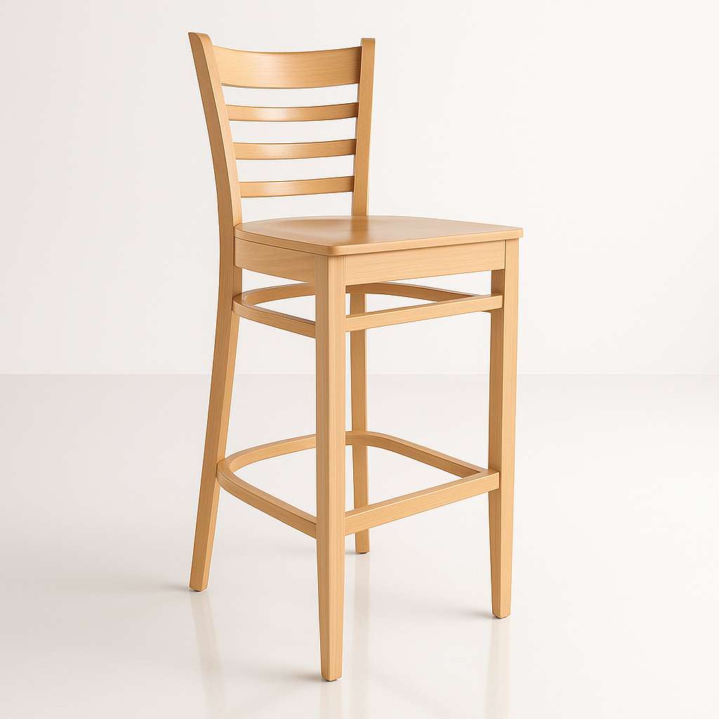 Durafurn Florence Barstool Timber Seat