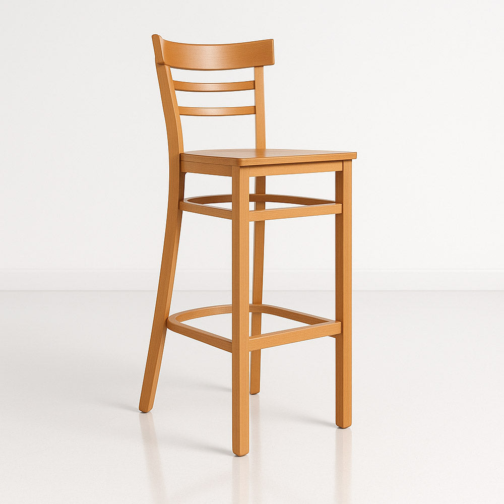 Durafurn Vienna Barstool Timber Seat