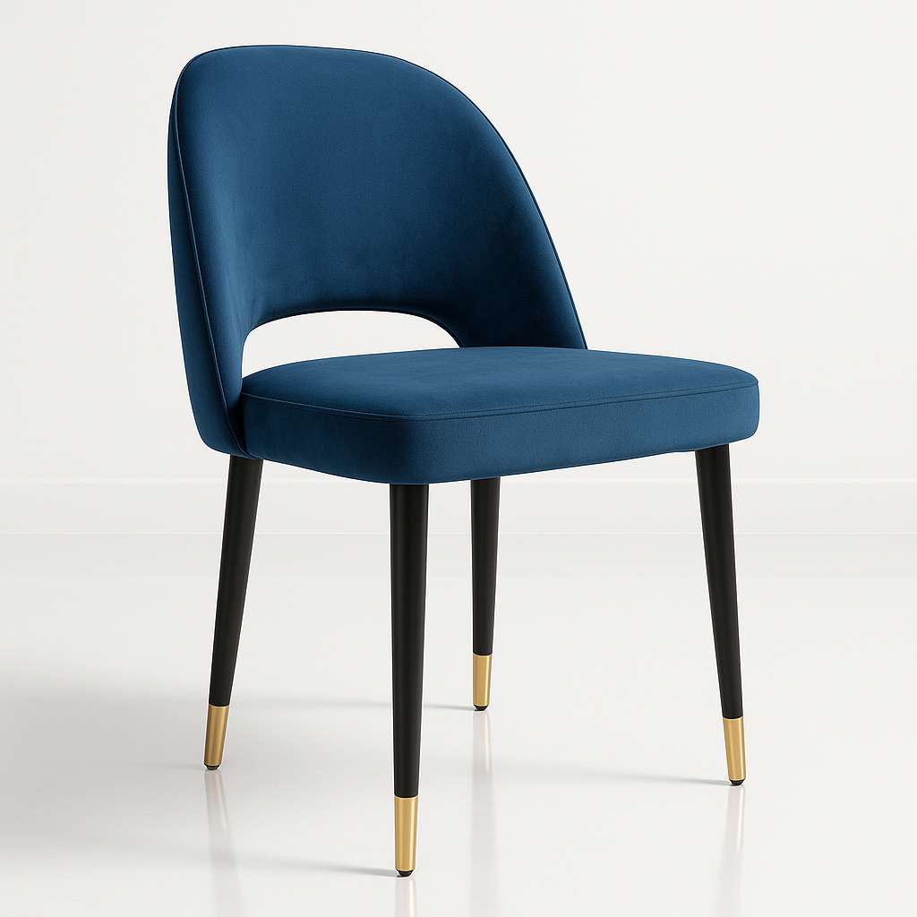 Durafurn Semifreddo Chair with Black Metal 450h Legs