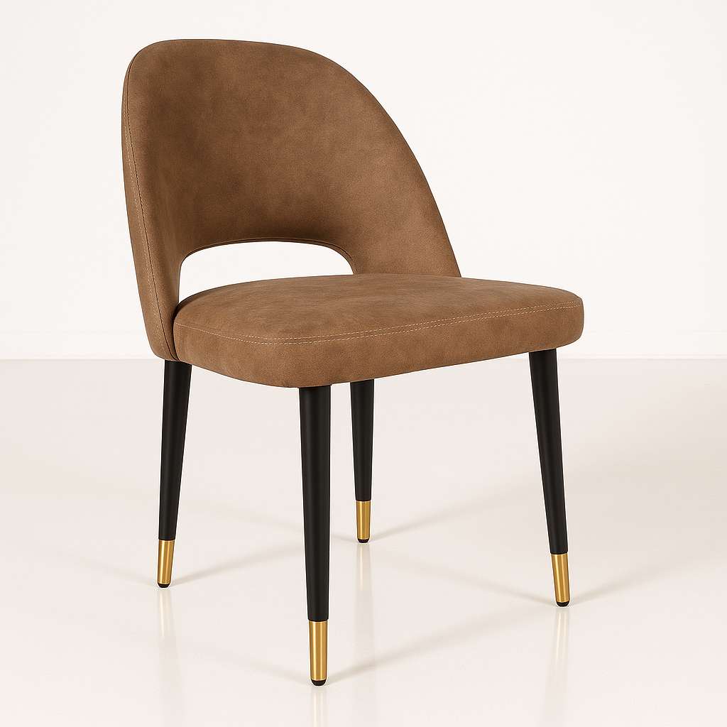 Durafurn Semifreddo Chair with Black Metal 450h Legs
