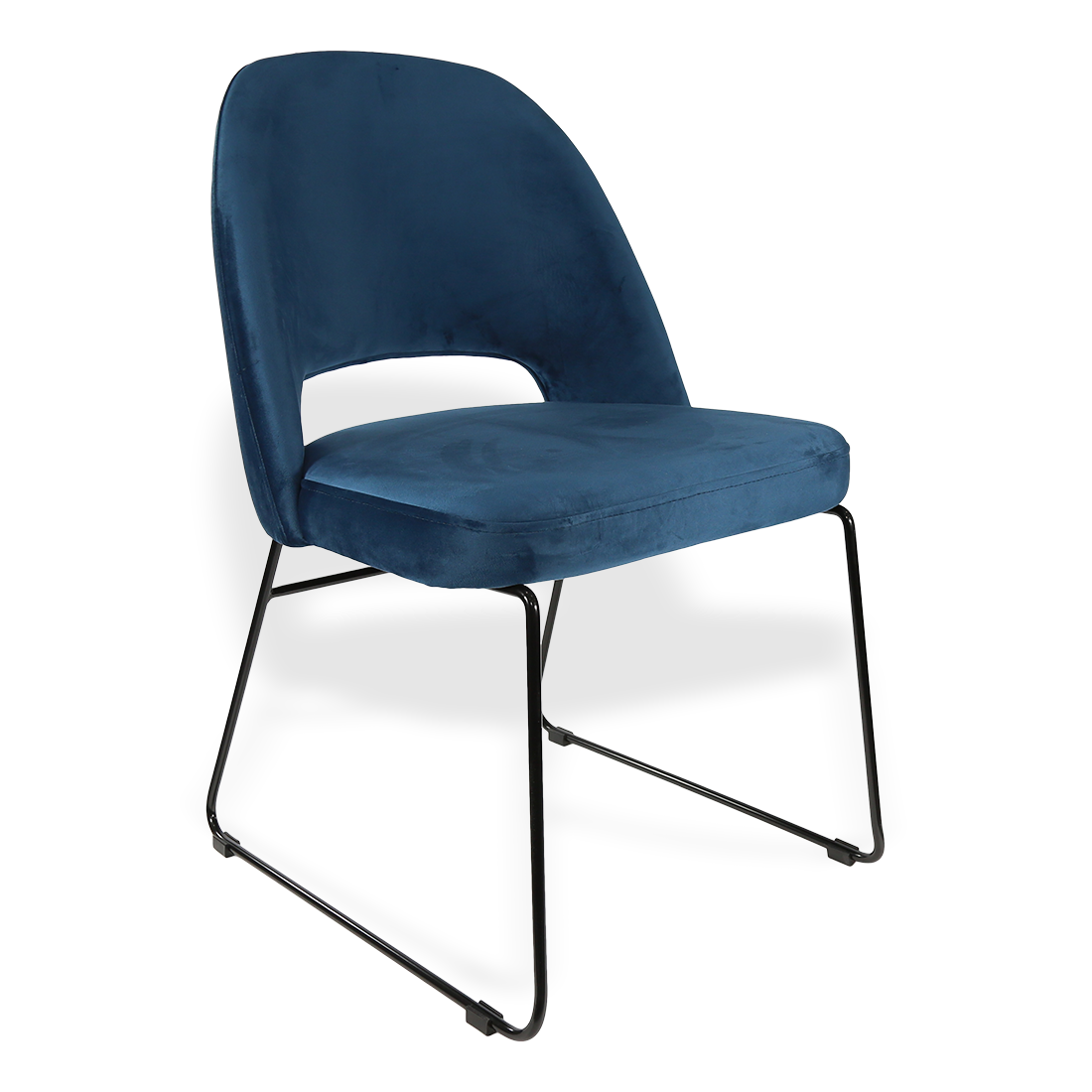 Durafurn Semifreddo Chair with Black Sled Base