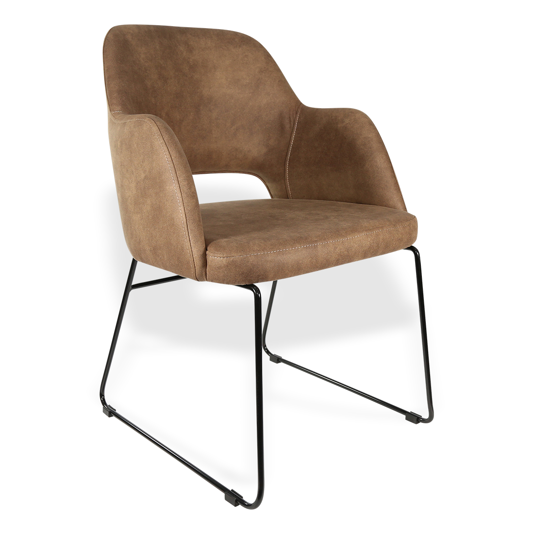 Durafurn Sorbet Chair with Black Sled Base