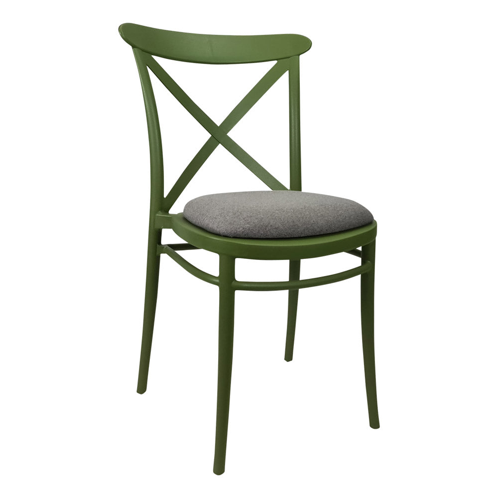 Siesta Cross Back Chair  with Cushion
