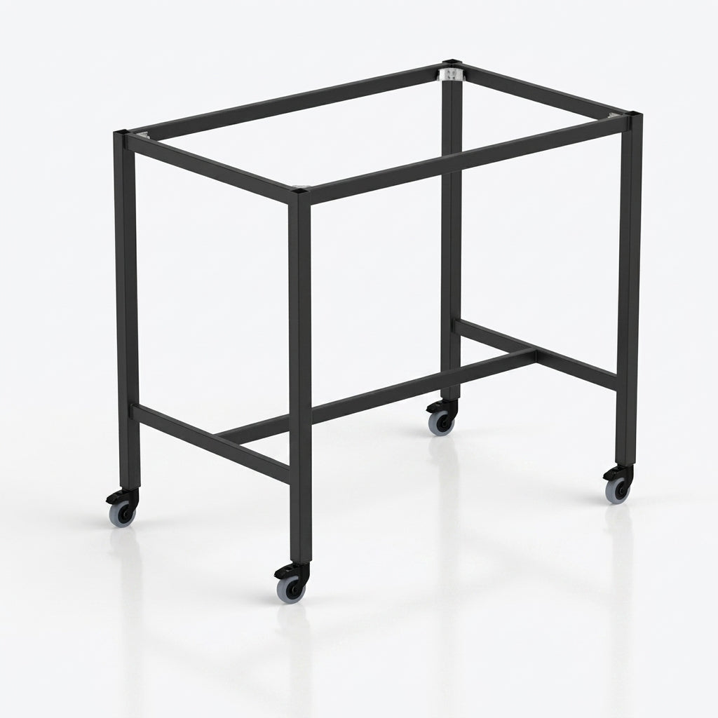 Durafurn Spire Square Leg 950 Bar Height Frame with 100mmH Castors