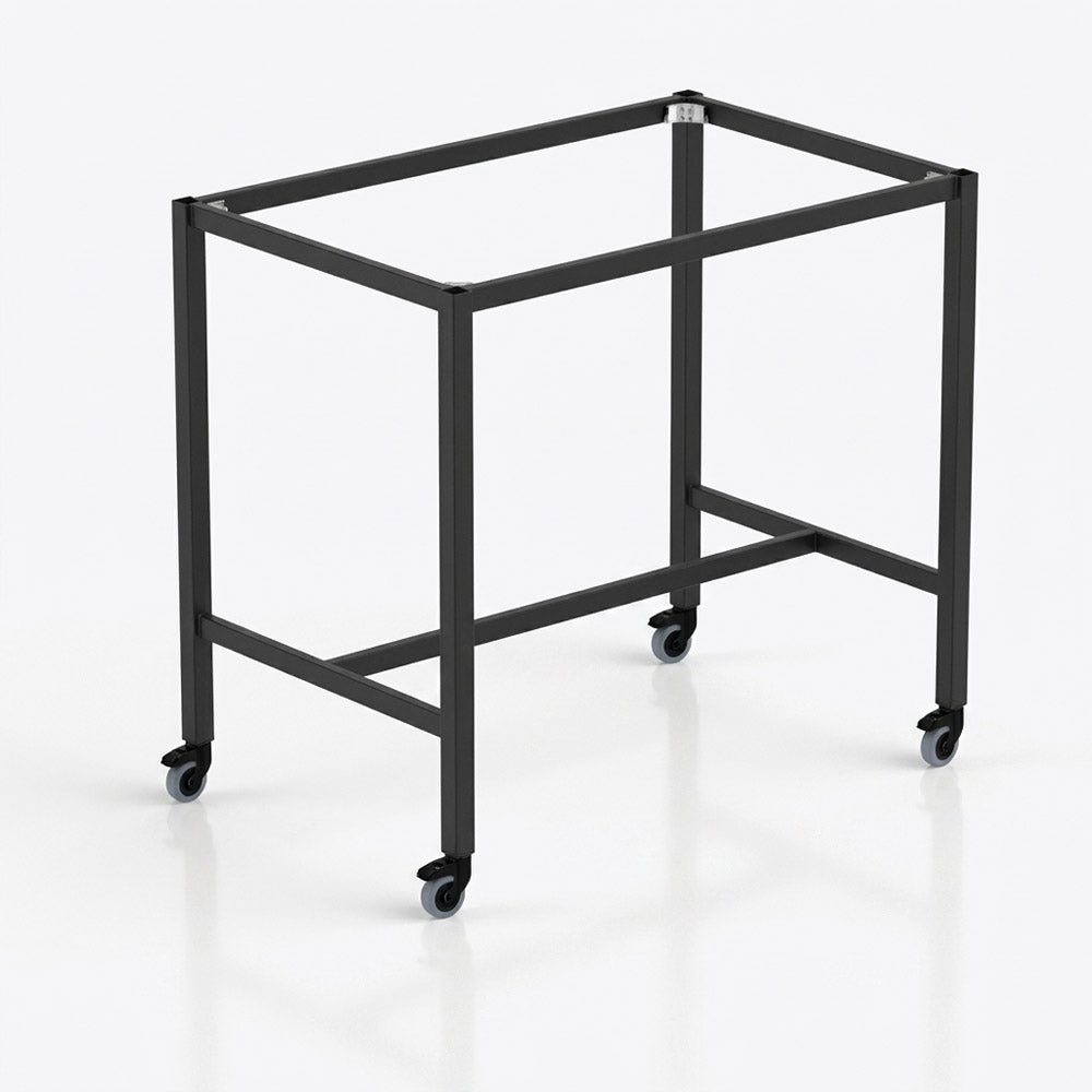 Durafurn Spire Square Leg 950 Bar Height Frame with 100mmH Castors