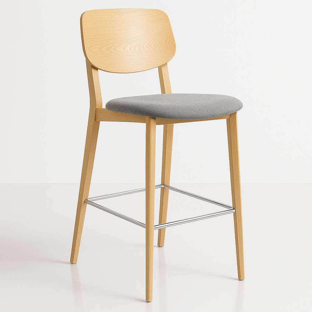 Durafurn Atlanta Barstool - Large Ply Backrest