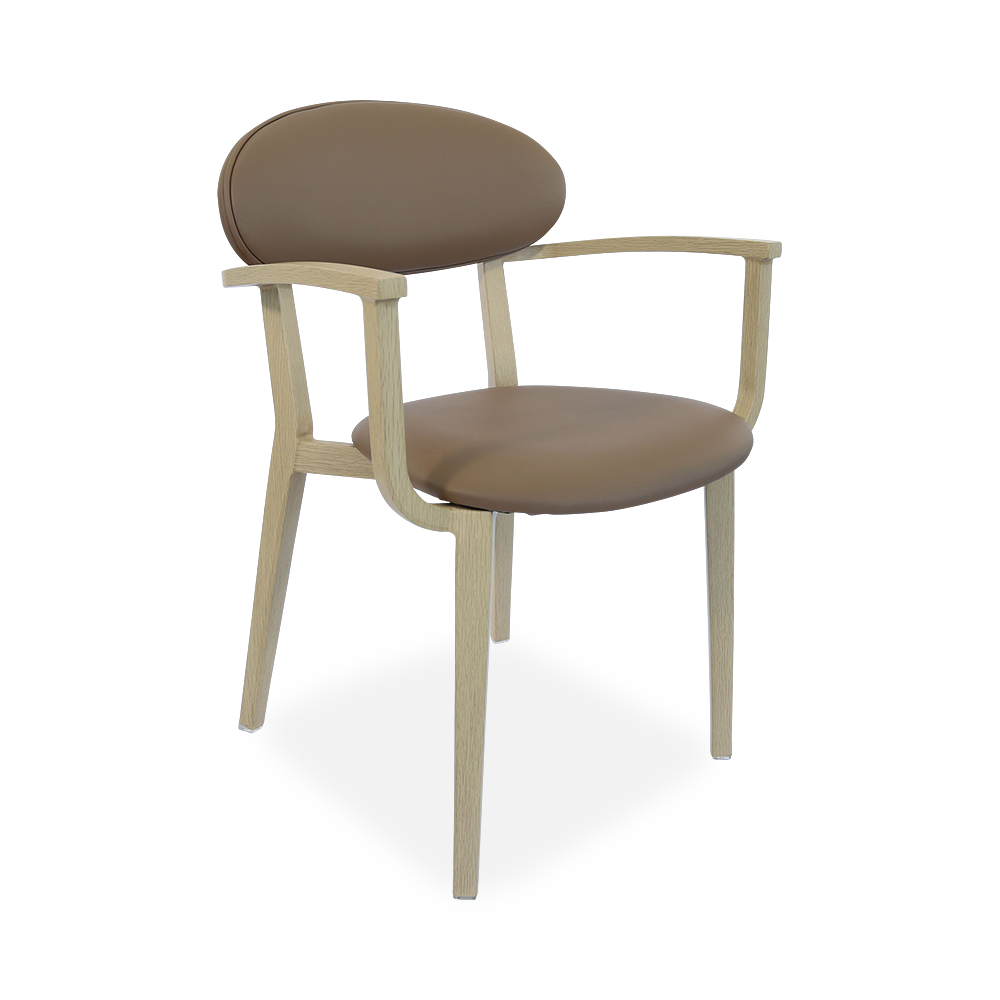 Durafurn Atlanta Armchair - Narrow Upholstered Backrest