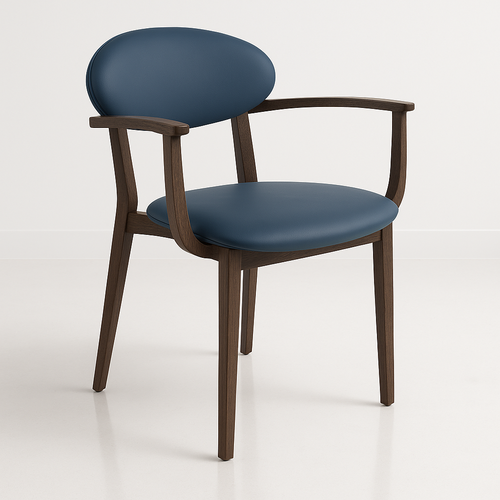 Durafurn Atlanta Armchair - Narrow Upholstered Backrest