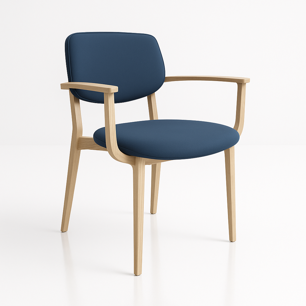 Durafurn Atlanta Armchair - Large Upholstered Backrest