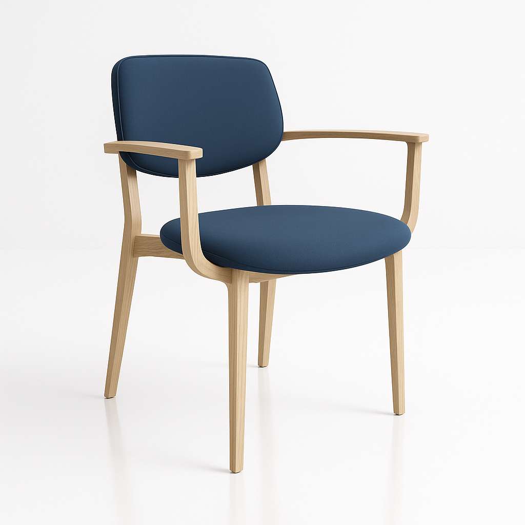 Durafurn Atlanta Armchair - Large Upholstered Backrest