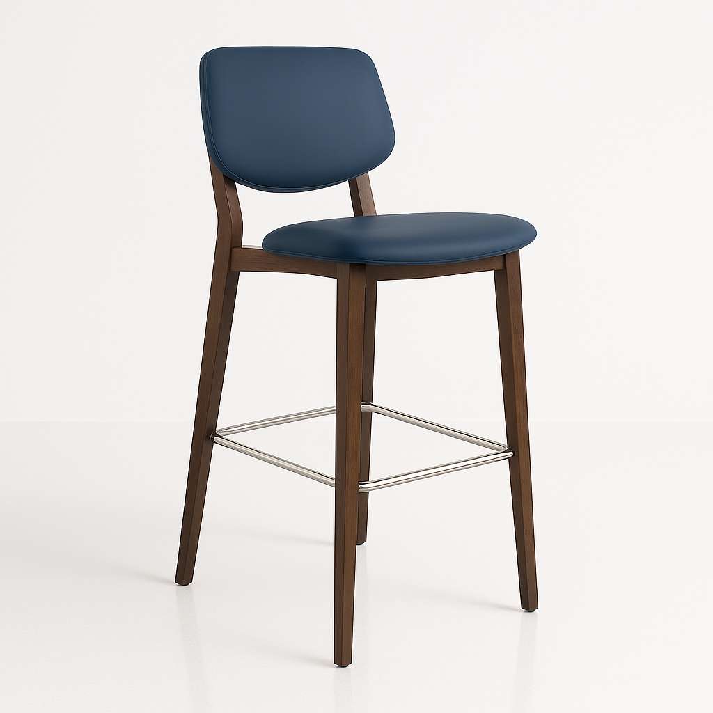 Durafurn Atlanta Barstool - Large Upholstered Backrest