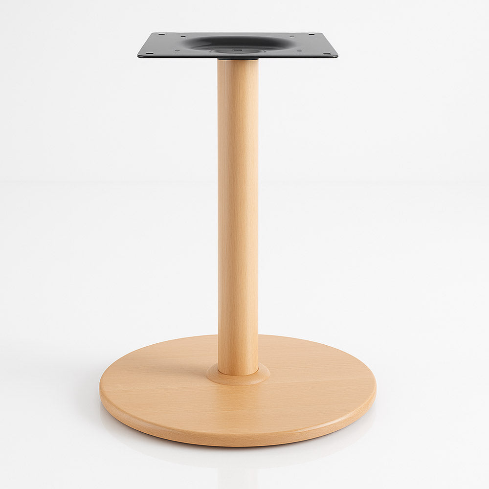 Wood Look 425mm Round Table Base