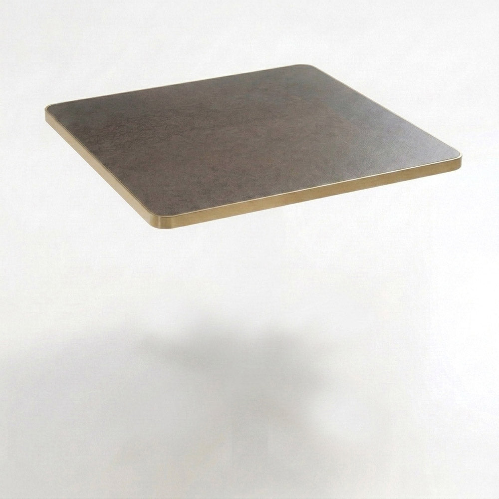 Aluminium Edged Sintered Stone Tabletop - Rust Copper