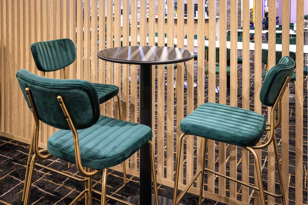 Durafurn Tiramisu Barstool - Brass Frame / Upholstered