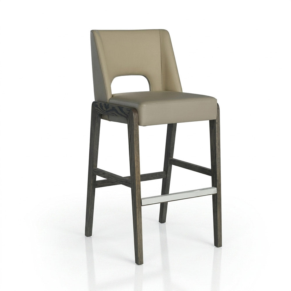 The joni Hole Back Bar Stool