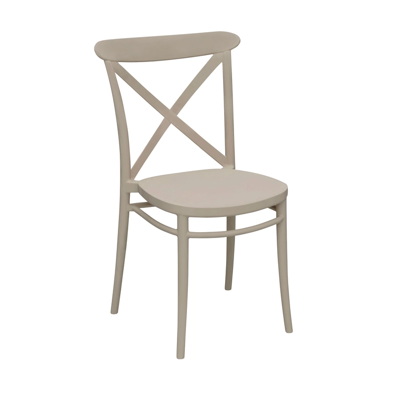 Home Products Cross Chair Taupe